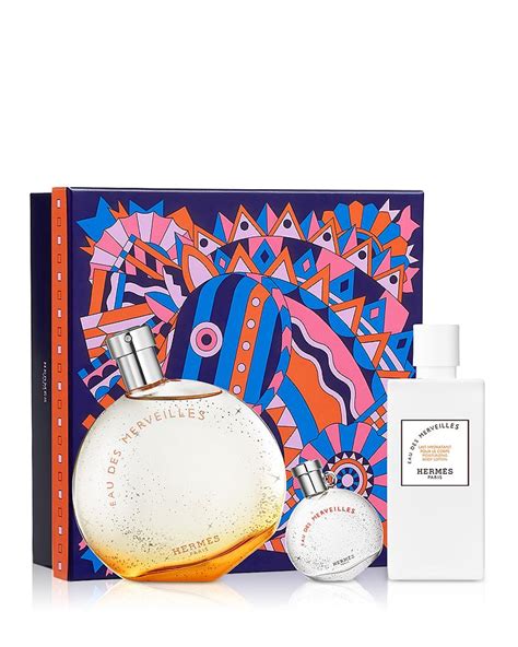 Hermes Eau Des Merveilles Eau de Toilette Gift Set